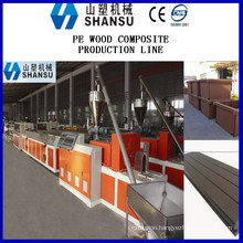 CHINA WOOD PLASTIC EXTRUSION MACHINE Production Line Machine wood plastic composit machine